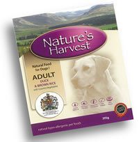 Natures Harvest Adult Duck and Rice Dog Food 10 X 395g - from Pet Shopper