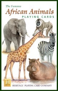 Animals Playing Cards