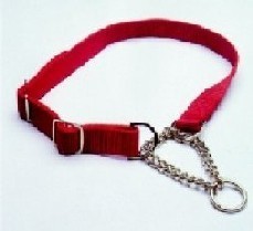 Dog Combi Collar 10mm X 28 to 40cm Canac Red - from Pet Shopper