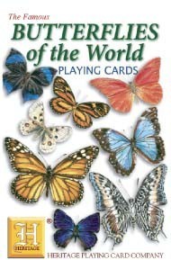 Heritage Butterflies of The World Playing Cards