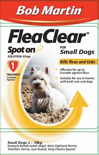 Bob Martin Flea Clear Small Dogs up to 10 Kg