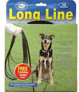 Clix Long Line Black 10 Metre Dog Lead
