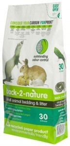 Back 2 Nature Small Animal Bedding and Litter 30 Litre