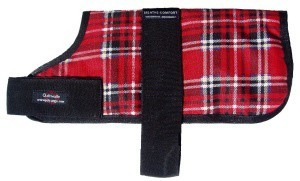 Outhwaites Padded Dog Coat Red Tartan 40cm - from Pet Shopper