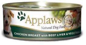  Applaws Dog Food Chicken Beef Liver & Veg 156g x 12