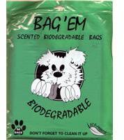 Bag'Em Scented Biodegradable Waste Poop Bags 50s