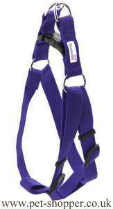 Doodlebone Nylon Harness Purple Small 34-45cm
