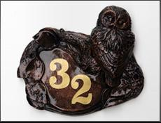 Owl House number sign