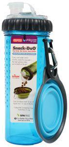 Dexas Popware Snack-Duo Blue with Travel Cup