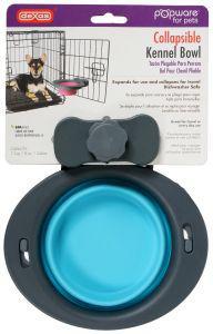 Dexas Popware Collapsible Kennel Bowl Blue Small