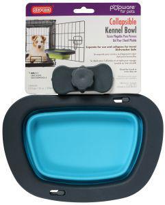 Dexas Popware Collapsible Kennel Bowl Blue Large