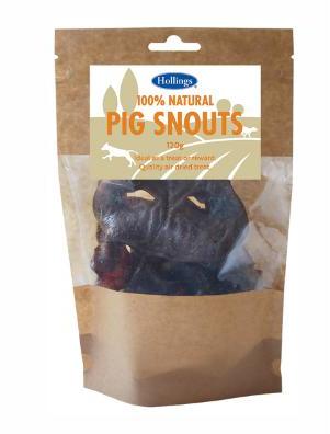Hollings Natural Pig Snouts 120g x 8 packs