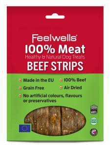 Feelwells 100% Meat Treats Beef Strips 100g x 10