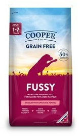 Cooper & Co Fussy Salmon with spinach and fennel dog food 1.5kg