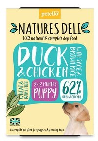 Natures Deli Duck & Chicken with Sage and Brown Rice Puppy Food 400g x 7