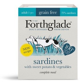 Forthglade Sardines Grain Free Dog Food 395g x 18