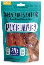 Natures Deli Duck Jerky Dog Treats 100g x 10