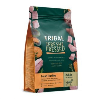 Tribal Grain Free Cold Pressed Adult Dog Food Turkey 2.5kg