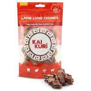 Kai Kuri Air Dried Lamb Lung Chunks Dog Treats 8 packs for price of 7