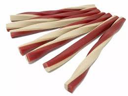 Maks Patch Cheese and Tomato Straws Dog Treats x 10