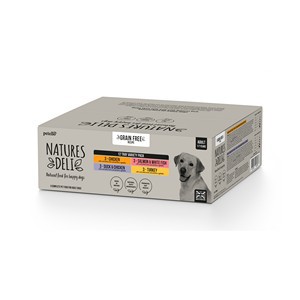 Natures Deli Adult Grain Free Variety Box 12 x 395g