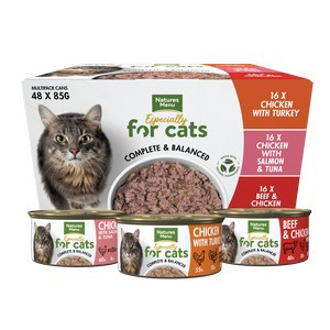 Natures Menu Cat Food Mixed Flavours 48 X 85g Cans