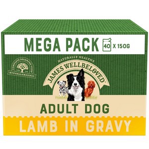 James Wellbeloved Dog Lamb and Rice Adult Pouch 40 x 150g