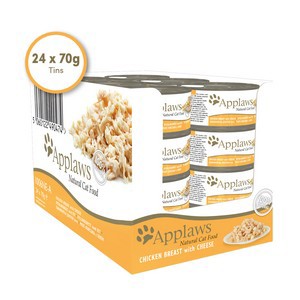 Applaws Cat Food Chicken and Cheese 70g x 24