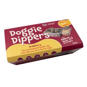 Doggie Dippers Tray Cranberry 100g