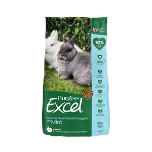 Excel Rabbit Junior Dwarf 1.5kg Burgess Pet Care