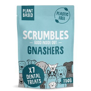 Scrumbles Dog Treats Gnashers Dental Bones x 6 packets of 7