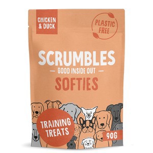 Scrumbles Dog Treats Softies Chicken and Duck Training Treats x 8 packets