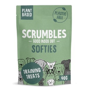 Scrumbles Dog Treats Softies Plant Based Training Treats x 8 packets of 90g