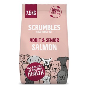 Scrumbles Dry Dog Food Adult Salmon 7.5kg
