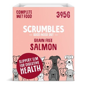 Scrumbles Wet Dog Food Salmon x 7 packs of 395g