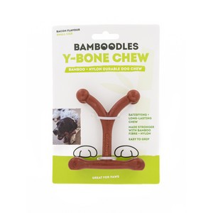 Bamboodles Y Bone Bacon Flavour Small