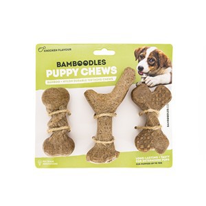 Bamboodles Puppy Dog Toys 3 Pack