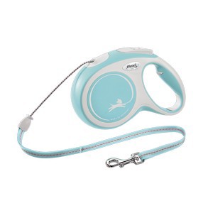 Flexi Comfort Medium Cord 8m Light Blue For Dogs up to 20kg