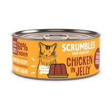 Scrumbles Wet Cat Jelly Chicken 80g x 18 Tins
