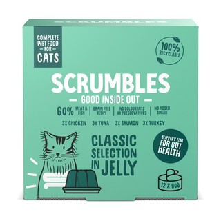 Scrumbles Wet Cat Jelly Classic Selection 12 x 80g