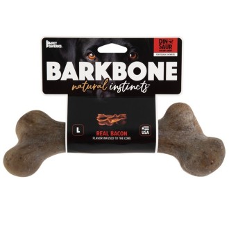 Pet Qwerks Dino Barkbone Bacon Large