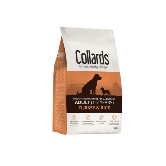 Collards Adult Hypo-allergenic Turkey & Rice Dry Dog Food 10kg